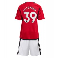 Manchester United Scott McTominay #39 Hjemmedraktsett Barn 2023-24 Kortermet (+ Korte bukser)
